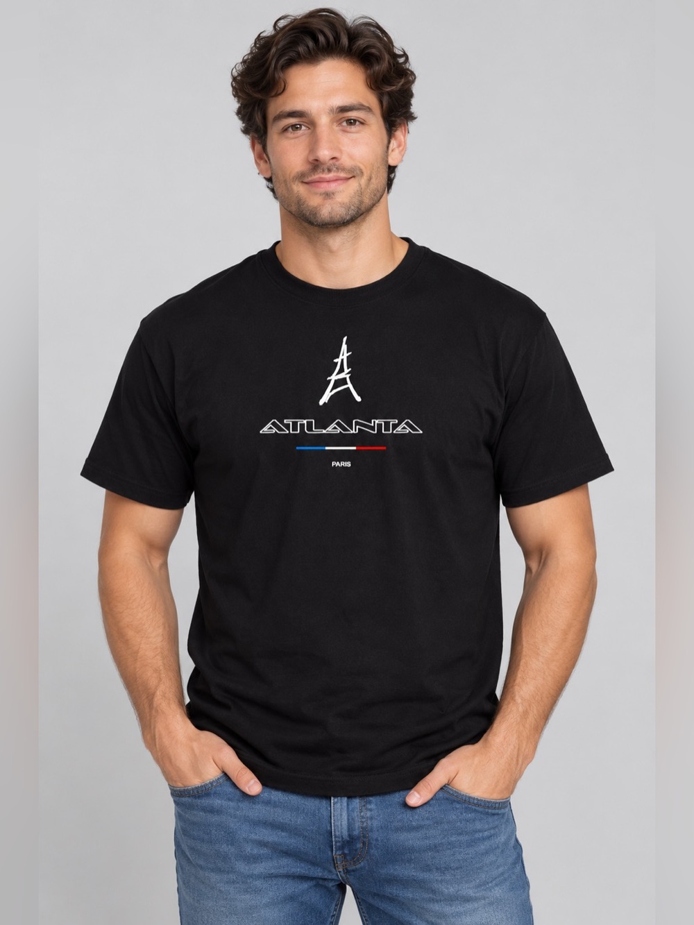 Sp5der Araignée Men’s Short Sleeve Tee Shirt Atlanta Size Medium Black Rare